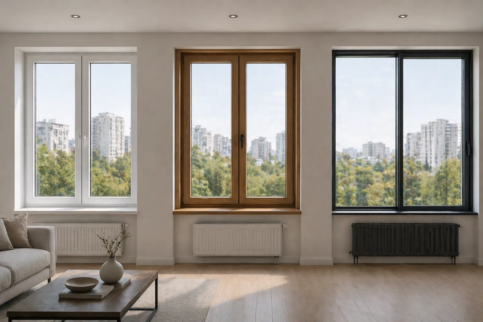 Сравнение типов окна